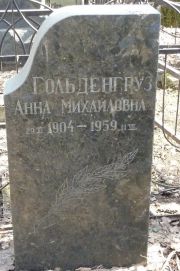 Гольденгруз Анна Михайловна, Москва, Востряковское кладбище